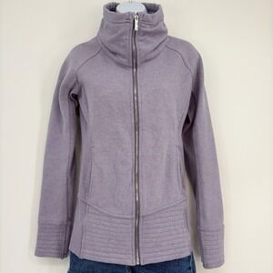 Lululemon Radiant Jacket‎ II Full Zip Athletic Jacket Women Sz 4 Lavendar Ribbed